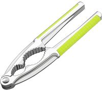 Green Walnut Cracker Tool, Nutcrackers, Metal Nut Shell Openers, Nut Shell Breakers Crackers, Kitchen Tools with Non-slip Handle for Pecans Pistachio Hazelnuts