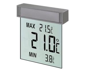 Green Wash Ltd TFA Dostmann Digital Window Thermometer Vision, 30.1025, weatherproof, convenient reading of outdoor temperatures, easy to mount, removable, Multi-Colour