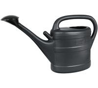 Green Wash Recycled Indoor Outdoor Plastic Plant Watering Can 10L - Grey