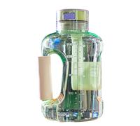 (Green) Water Bottle with Hydrogen Water Generator Durable Large Capacity Water Cup for Barbecue Outdoor