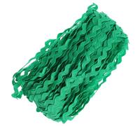 Green Wavy Lace Trim Ribbon, Decorative Sewing Edge for Fabrics | Cloth Material, 5mm Curved Edging, Easy to Sew, for Costumes and Home Textiles