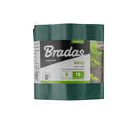 Green Wavy Plastic Garden Lawn Edging 9M Roll 10Cm Height