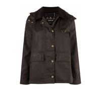Green Wax Coated Hooded Coat - female - Barbour - Light Jackets - Green - XS - Jackets XS