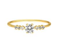 Green Wedding Ring Gold Rings Women 9K Au375 Size P 1/2 Square Shape 5X5mm Lab Created Emerald Stackable for Mother Modern