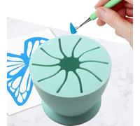 Green Weeding Scrap Collector Suctioned Soft Silicone Crafts Vinyl Weeding Tools Scrap Holder Box Home Supplies Craft Adhesive Vinyl, Scrapbooking, Arts, Craft Sewing