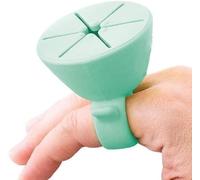 Green Weeding Scrap Collector, Weeding Tool for Vinyl, Silicone Suction Cups, Vinyl Weeding Tool with a Ring, for Vinyl Disposing, Sculpting Scrapbooking Craft Tools