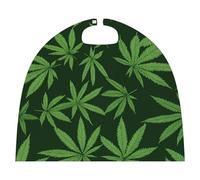 Green Weeds Pattern Funny Halloween Cape Fancy Dress Cloak Cosplay Costume Robe for Adults