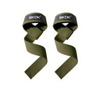 (green) Weightlifting Straps Dropshipping 1 Pair Lifting Wrist Anti-Slip Silicone Strength Training Strap Hand Grips Wrist Support
