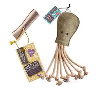 Green & Wilds Dog Gift Set - Olive Octopus & Easy Antler Chew (Medium)