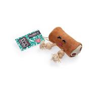 Green & Wilds Eco-Friendly Natural Dog Toy - Pam Au Chocolat - Suede & Jute Sustainable Food-Shaped Chew Toy