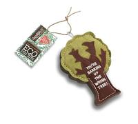 Green & Wilds Eco-Friendly Natural Dog Toy - Tree Shaped Chew Toy For Dogs - You're Barking Up The Wrong Tree Funny Pun Pet Toys
