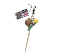 Green & Wilds Eco-Friendly Sally Sloth Catnip Cat Teaser Toy - Gift for Cat Lovers