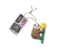Green & Wilds Eco-Friendly Sally Sloth Catnip Cat Toy - Gift for Cat Lovers