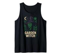 Green Witch Garden Witch Vintage Womens Cottagecore Tank Top