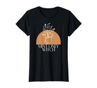 Green Witch Mint Only Witch Herb Gardening Wicca Value Graphic T-Shirt, Women, Black, L