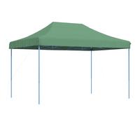 (green, without sidewall) vidaXL Foldable Party Tent Pop-Up with 4 Sidewalls Patio Gazebo Canopy Shelter