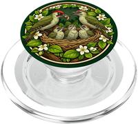 Green Woodpecker Bird Bird Watcher Spring Songbird Chick PopSockets PopGrip for MagSafe