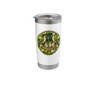 Green Woodpecker Bird Bird Watcher Spring Songbird Chick Stainless Steel Insulated Tumbler