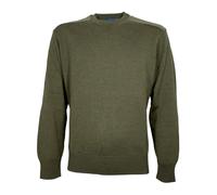 Green Wool Jumper with Technical Fabric Inserts - male - Paul & Shark - Round-neck Knitwear - Green - L - Knitwear L