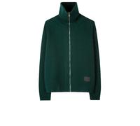 Green Wool Zip Cardigan- male- Paul Smith- Cardigans- Green- M- Knitwear M
