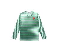 (Green, XL) Garcons Comme Des Cdg Play Little Red Heart Cotton Long Sleeve Shirts Fashion T