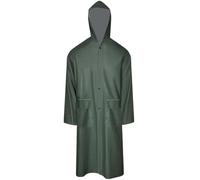(green, xl) vidaXL Waterproof Heavy-duty Long Raincoat with Hood Yellow/Green Multi Sizes