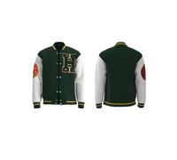 (Green, XXL) Things Stranger Steve Jason Chance Max Mayfield Baseball Jacket Club Fire Hell