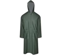 (green, xxl) vidaXL Waterproof Heavy-duty Long Raincoat with Hood Yellow/Green Multi Sizes