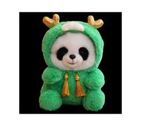 (Green) Year The Of Dragon 2024 Mascot Panda Transformed Into Dragon Doll Plush Toy Gift