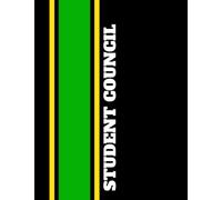 Green & Yellow Notebook - STUDENT COUNCIL: Bold Green & Yellow Athletically Striped School/Team Colored (STUDENT COUNCIL Themed) Composition Book. ... Ruled 100 pages - 7.44" X 9.69" Paperback.