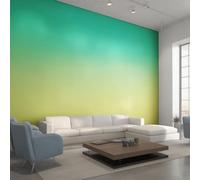 Green Yellow Ombre Wallpaper, Gradient Green Wall Mural, Wallpaper for Living Room Bedroom, Home Decor, Photo Wall Paper, 400 x 280 cm 3I&XA