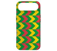 Green Yellow Red Herringbone Stripe Mali Pattern Case for iPhone Air