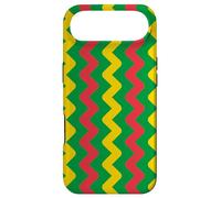 Green Yellow Red Zigzag Triangle Stripe Mali Classic Pattern Case for iPhone Air