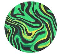 Green Zebra Pattern Wooden Jigsaw Puzzles for Adults Brain-Teasing Game Idea Puzzle Gift for Unisex