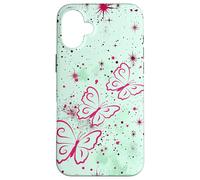 Green Zen Energy Mindfulness Spiritual Meditate Butterflies Case for iPhone 16 Plus