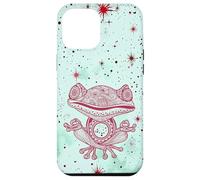 Green Zen Energy Red Mindfulness Spiritual Meditation Frog Case for iPhone 12 Pro Max