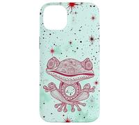 Green Zen Energy Red Mindfulness Spiritual Meditation Frog Case for iPhone 14 Plus