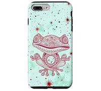 Green Zen Energy Red Mindfulness Spiritual Meditation Frog Case for iPhone 7 Plus/8 Plus