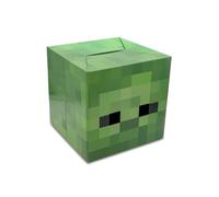 (Green Zombie) Minecraft Cardboard Headgear Box Cosplay Costume
