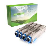 Green2Print Toner Set, 4 cartridges 4x 1500 pages Toner cartridge for OKI MC563DN, MC573DN, C532DN, C542DN