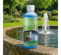 Greena Fountain Clear PLUS Water Feature Cleaner 500ml Treats Up To 15,000L Our Clear Water Sterilisation Treatment Keeps Water Crystal Clear, Prevents Algae and Biofilm Build-up (500ml)