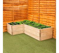 Greena L-Shaped Raised Bed - 60 X 120Cm, Height 45Cm