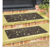 Greena® Outdoor Non-slip Rubber Safety Anti-slip Step/Stair Mats x 2