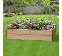 Greena Rectangular Wooden Raised Bed 30 Cm High, 60 X 120Cm