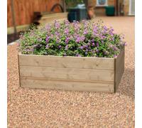 Greena Rectangular Wooden Raised Bed 45 Cm High, 90 X 120Cm