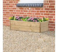 Greena Timber Wall Planter 120Cm, H30Cm