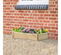 Greena Timber Wall Planter 90Cm, H15Cm