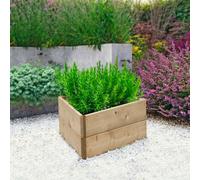 Greena Triangular Wooden Raised Bed 30 Cm High, 60Cm Each Side