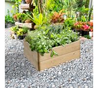 Greena Triangular Wooden Raised Bed 30 Cm High, 90Cm Each Side