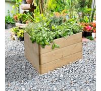 Greena Triangular Wooden Raised Bed 45 Cm High, 90Cm Each Side